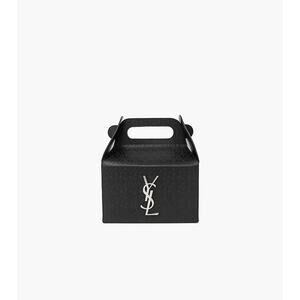 SAINT LAURENT Black Takeaway Box Bag C-A27807